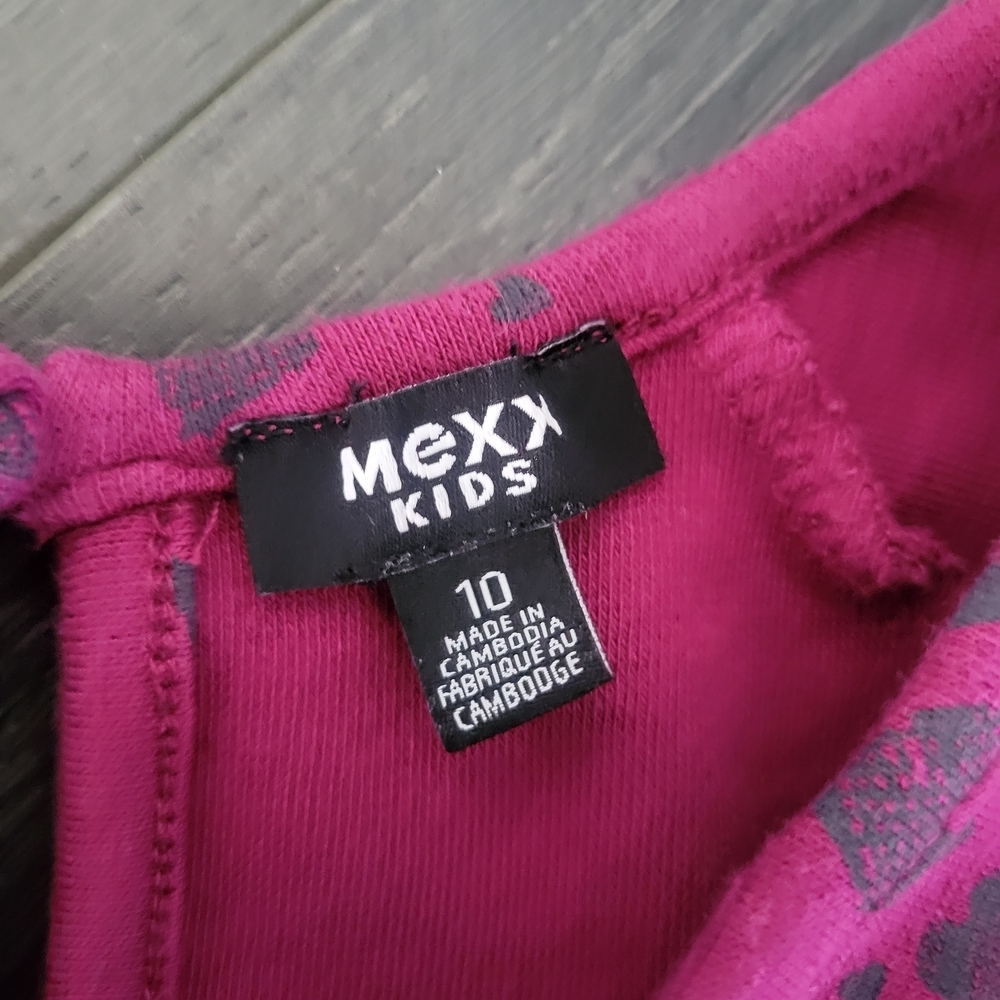 MEXX Kids Pink Floral Dress Bell Sleeve Size 10 - Picture 3 of 7